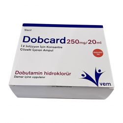 Добутамин Добкард Dobcard (dobutamine) р-р д/ин амп 250мг/20мл в Липецке и области фото